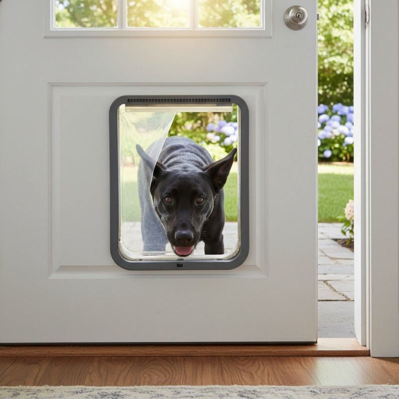 Dog Door Installation detail